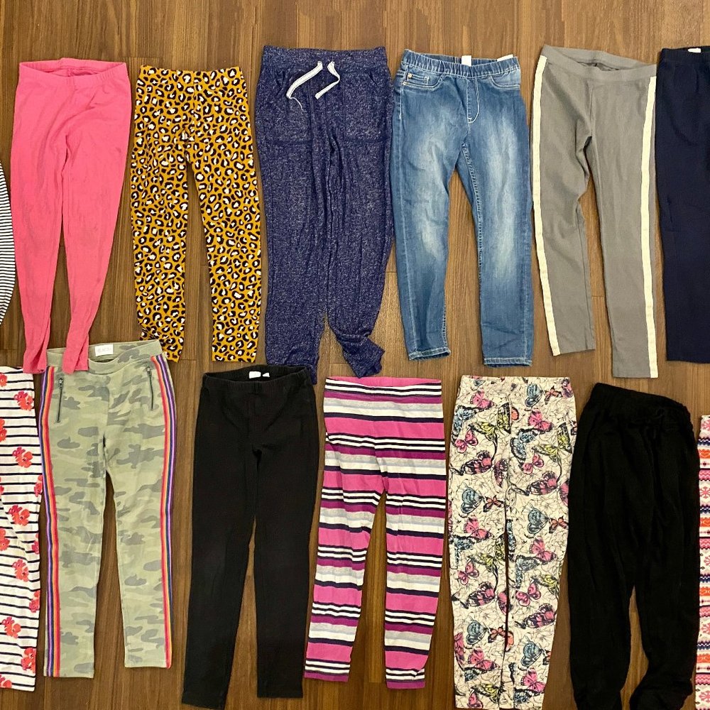 Pack of size 8/8-9 girls pants